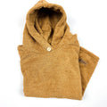 Poncho Badeponcho Frottee camel
