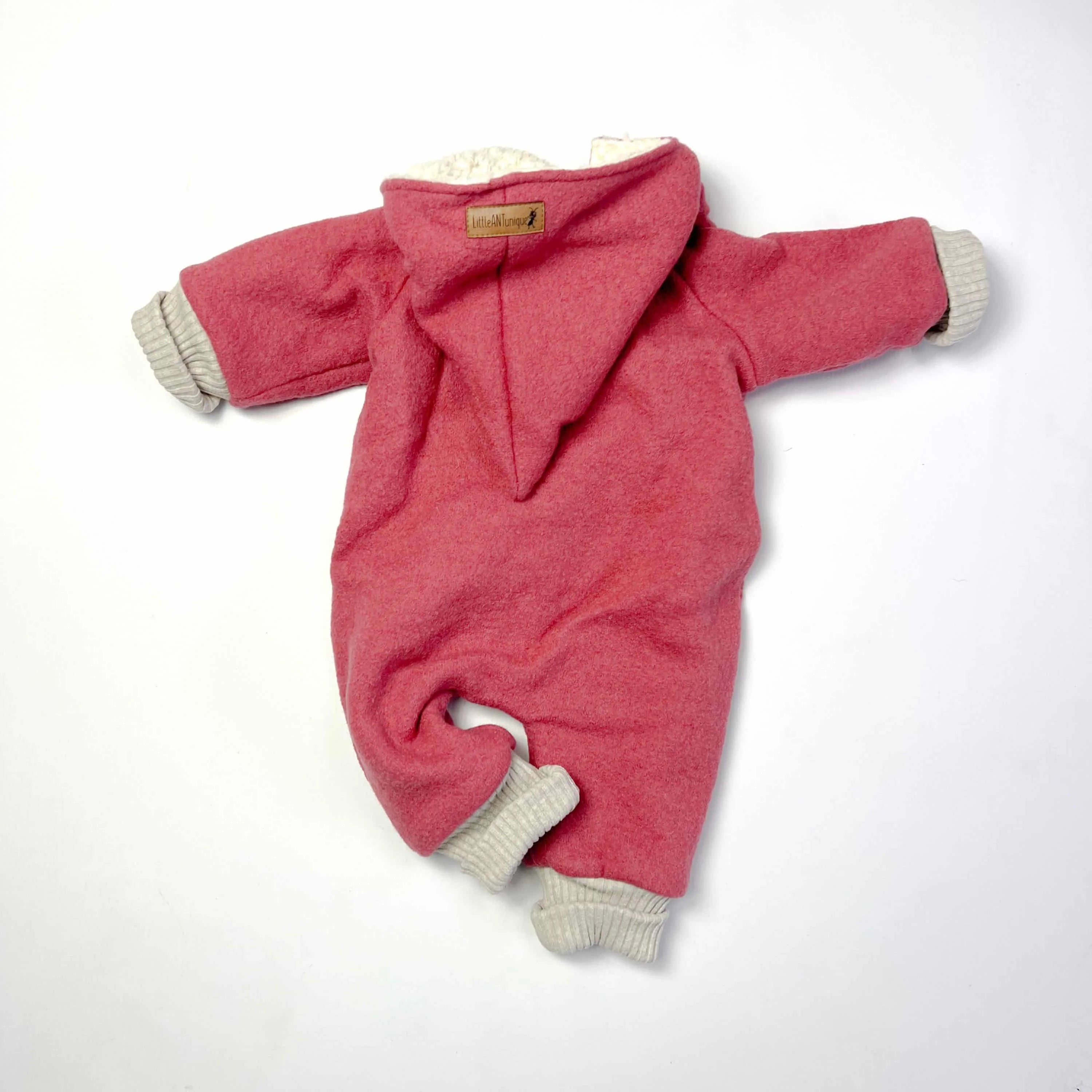 Walkoverall, Winteroverall beere/ innen mit kuscheligem Teddystoff