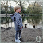 Jacke Softshelljacke Kinderjacke grau