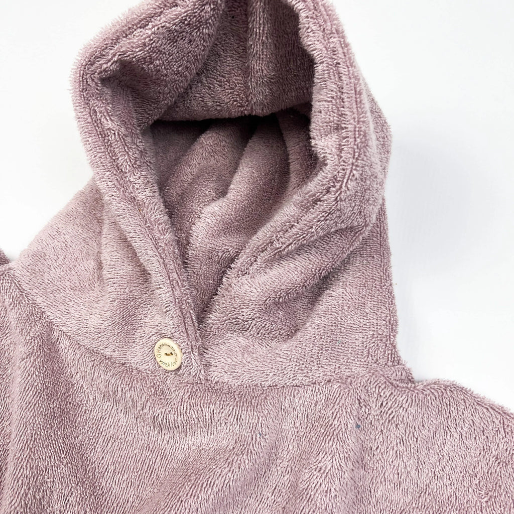 Poncho Badeponcho Frottee rosa